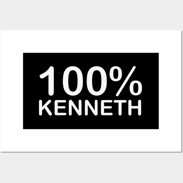 kenneth name, wife birthday gifts from husband delivered tomorrow. Wall Art by BlackCricketdesign